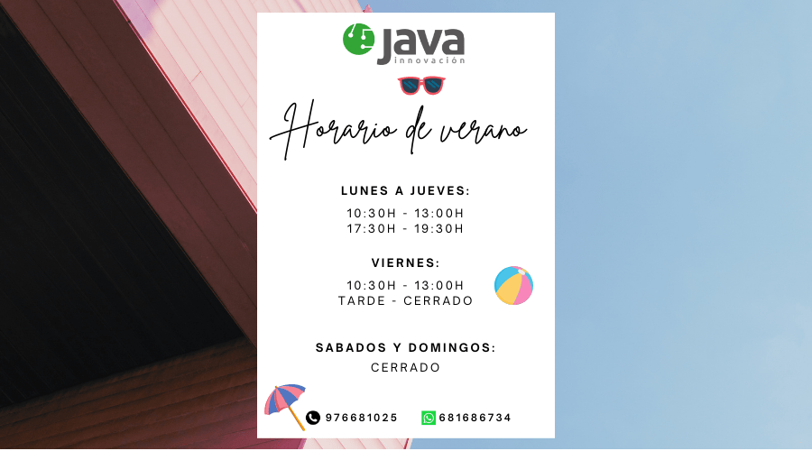 En Java Innovación, Nos Adaptamos a Tus Necesidades: Conoce Nuestro Nuevo Horario de Verano