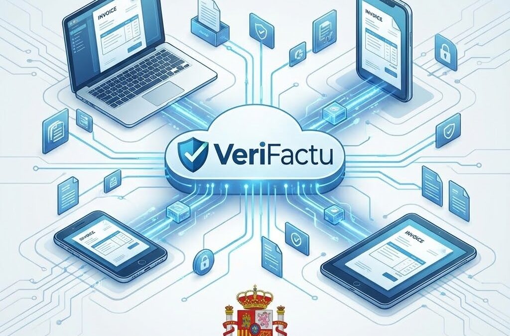 Imagen de Verifactu: facturación online certificada conectada con Hacienda – adaptación Verifactu 2027 en Zuera